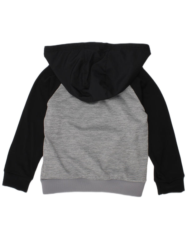 UNDER ARMOUR Jungen Cold Gear Kapuzenpullover, 6–7 Jahre, XS, Grau, Farbblock