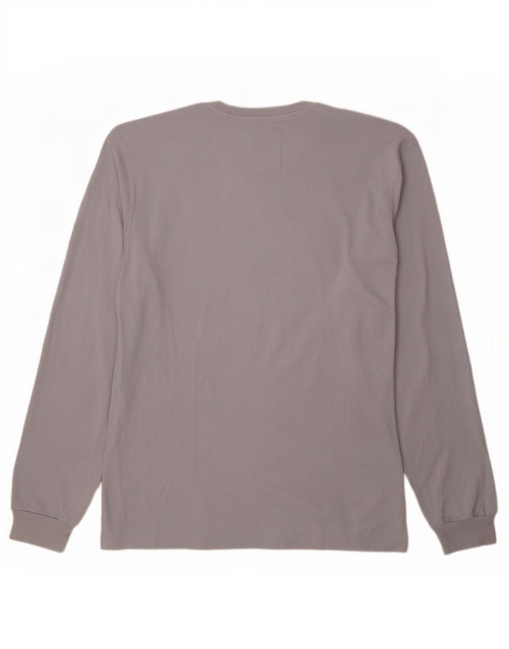 Champion Herren Top Langarm 2XL Blau Baumwolle