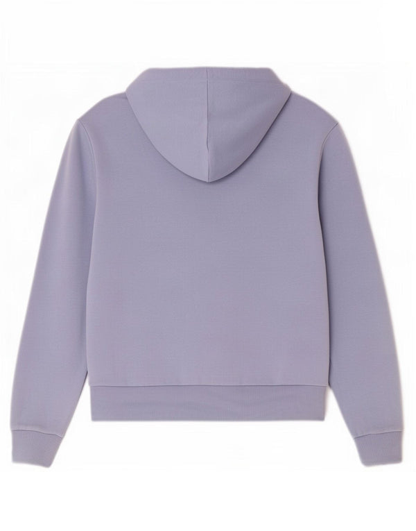 Marks & Spencer Damen Übergroßer Kapuzenpullover UK 6 XS Blaue Baumwolle