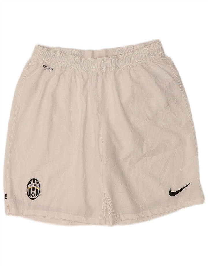 Nike Herren Juventus Sportshorts, groß, aus weißem Polyester