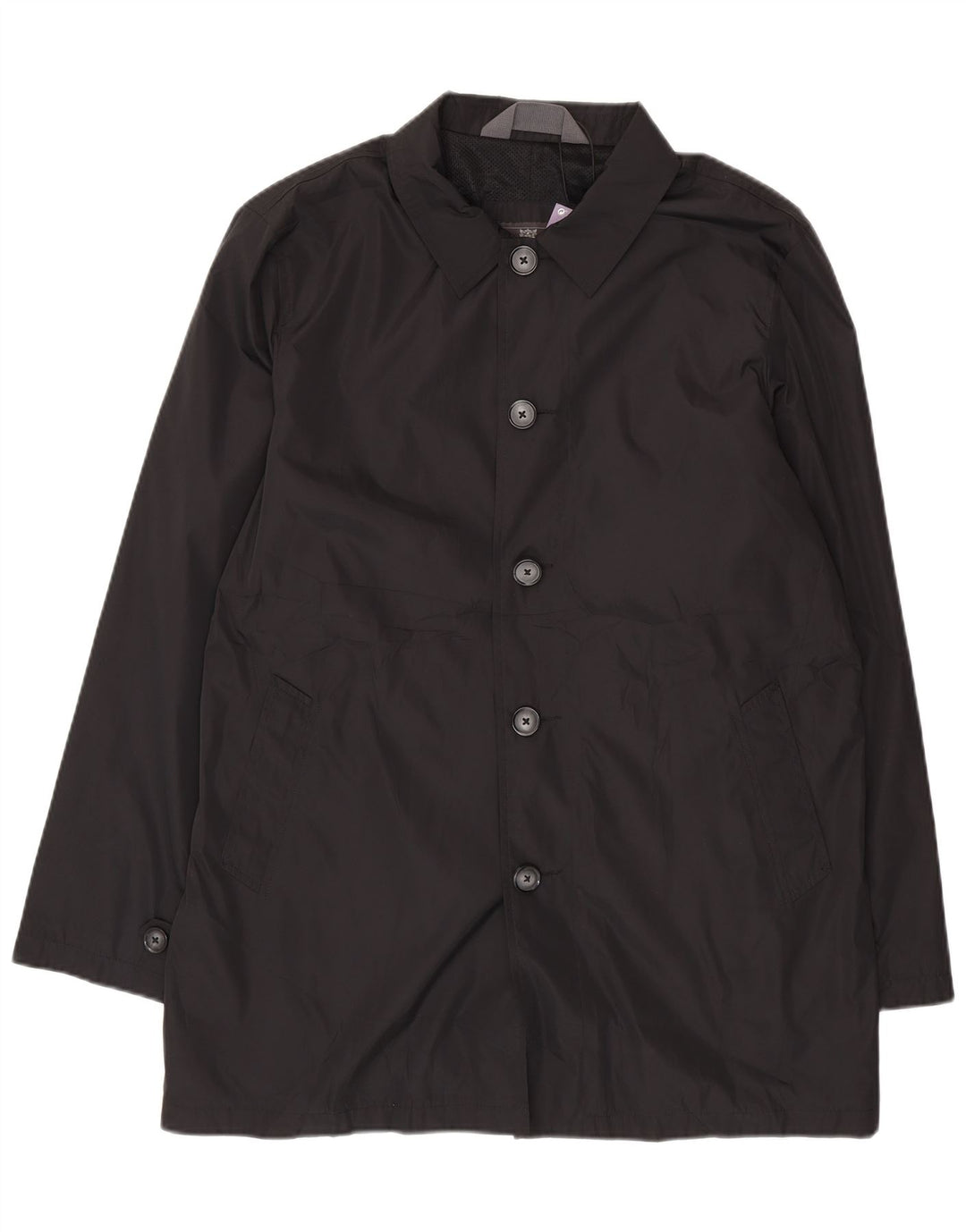 Marks & Spencer Herren Regenjacke UK 42 XL Schwarz Polyester