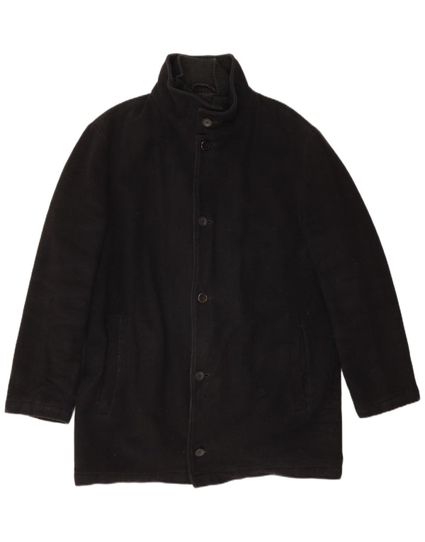 Marks & Spencer Herrenmantel UK 40 Large Schwarz Acryl