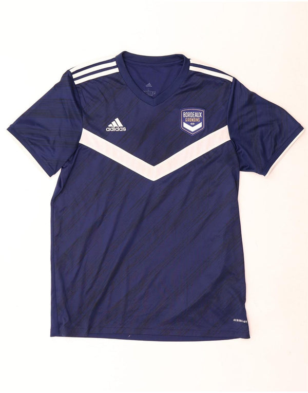 Adidas Herren Aeroready T-Shirt Top Large Marineblau Polyester