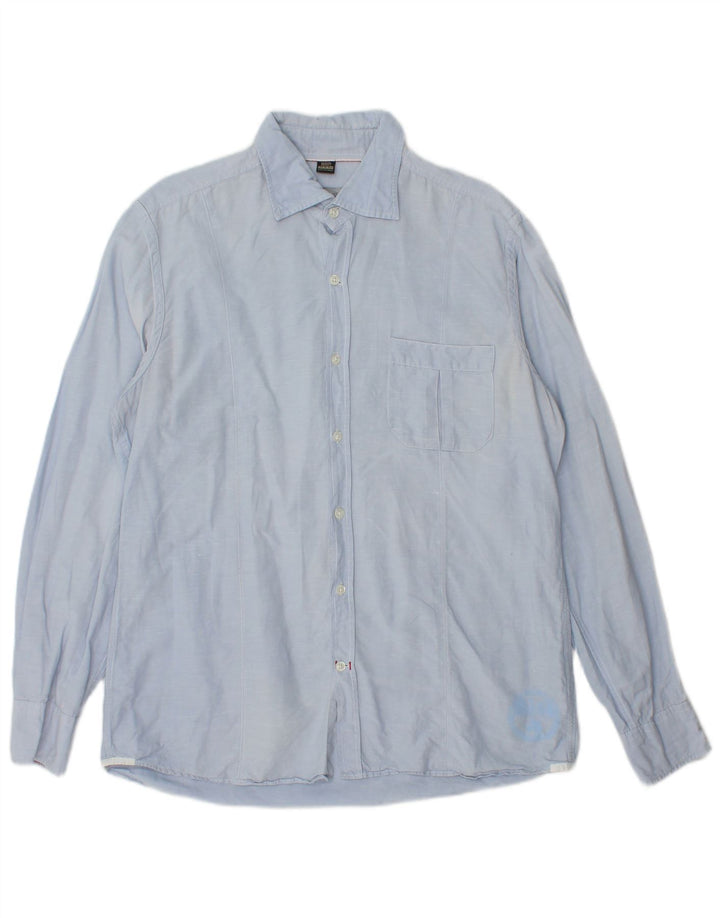 Napapijri Herren-Hemd, groß, aus blauer Baumwolle