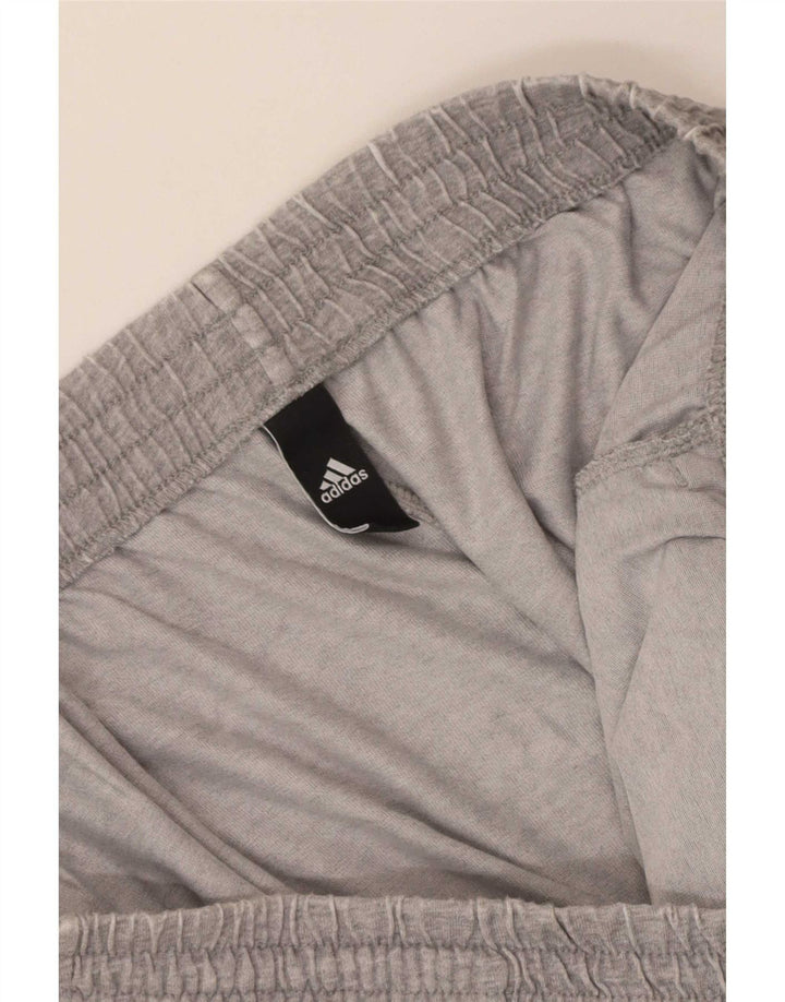 Adidas Herren-Trainingshose mit Grafik, Größe L, Grau