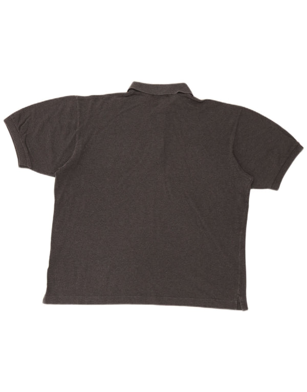 Sergio Tacchini Herren-Poloshirt, große graue Baumwolle