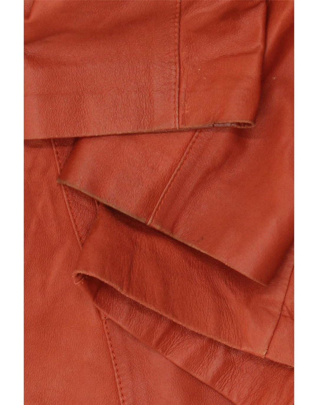 ELEGANCE PARIS Damen 2-Knopf-Blazerjacke UK 20 2XL Braunes Leder