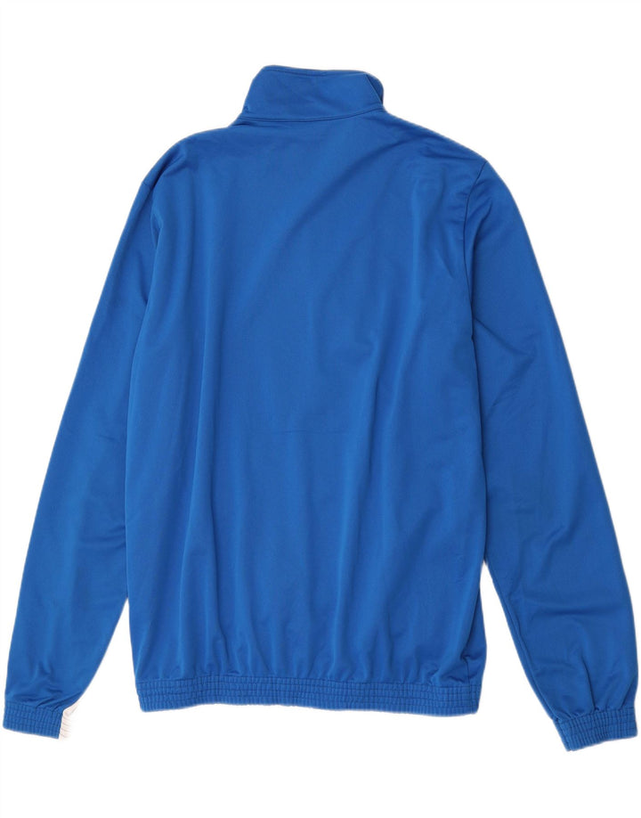 Errea Herren-Trainingsanzug-Oberteil, Jacke, 3XL, blaues Farbblock-Polyester