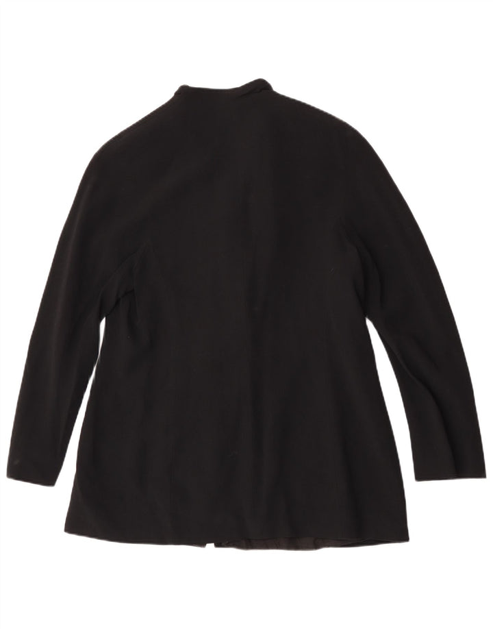 Gianfranco Ferre Damen Blazer Jacke UK 16 Large Schwarz