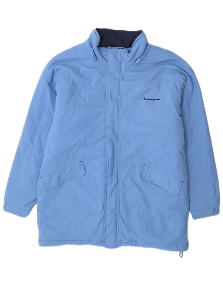 Champion Wattierte Jacke für Jungen, 13–14 Jahre, blaues Nylon