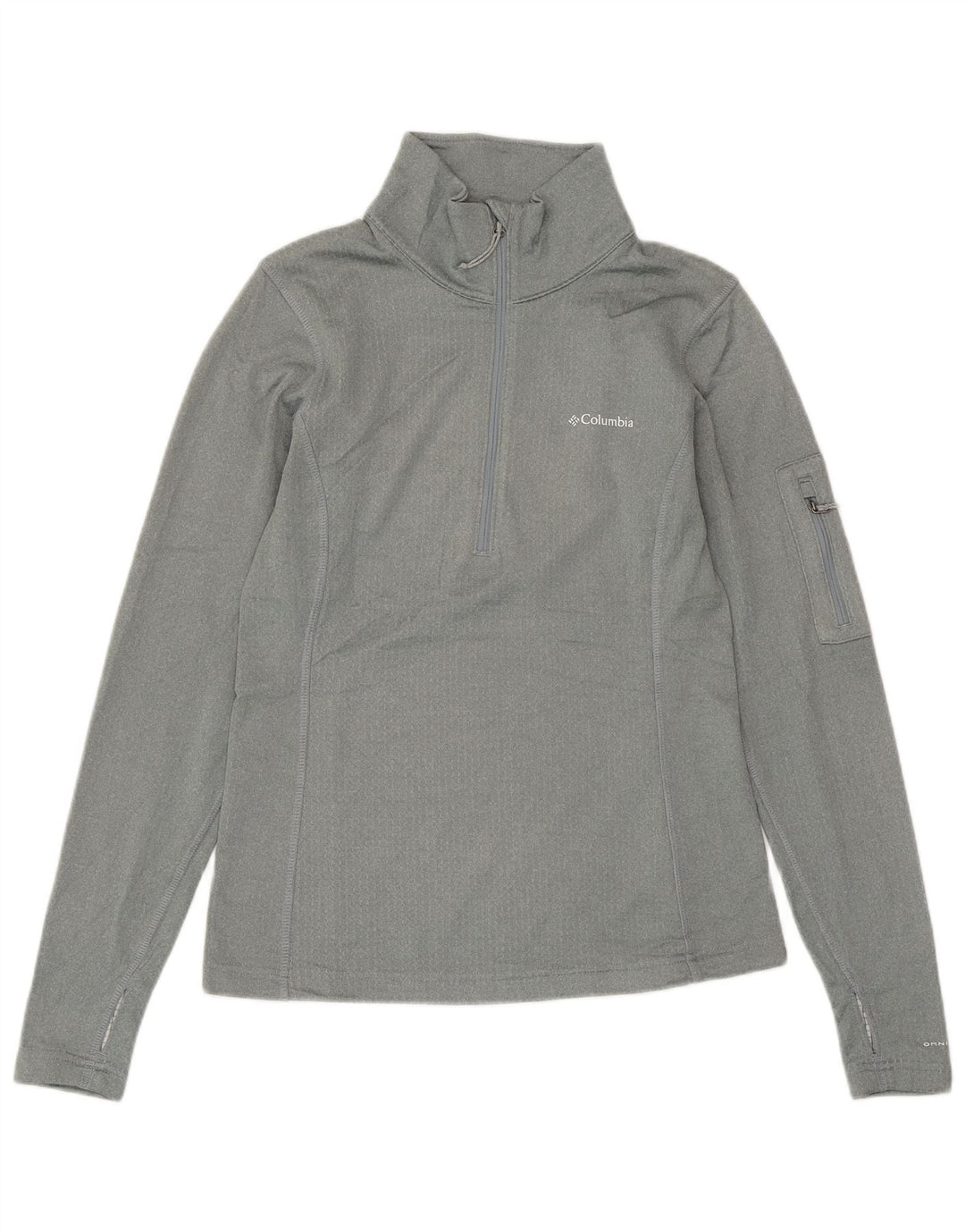 COLUMBIA Herren Omni-Wick Pullover-Trainingsanzug mit Reißverschluss, XS, grau, Polyester