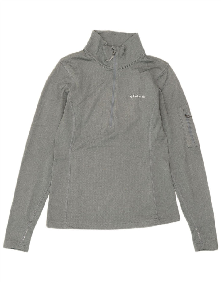 COLUMBIA Herren Omni-Wick Pullover-Trainingsanzug mit Reißverschluss, XS, grau, Polyester