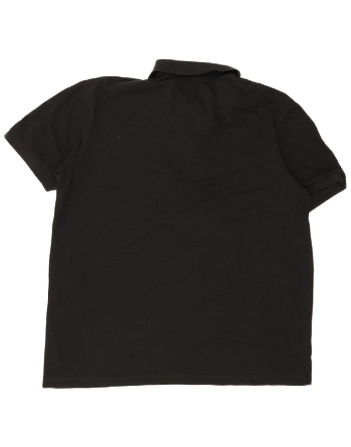 Kappa Herren Poloshirt 3XL Schwarz Baumwolle