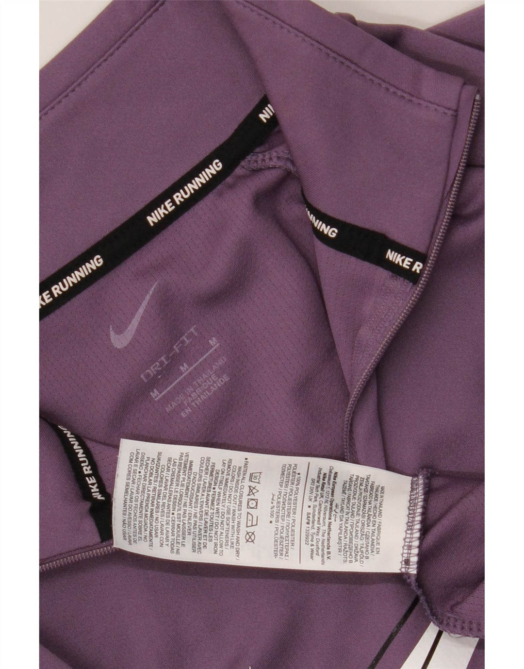 Nike Damen Dri Fit Graphic Pullover-Trainingsanzugoberteil, UK 14, Mittelviolett