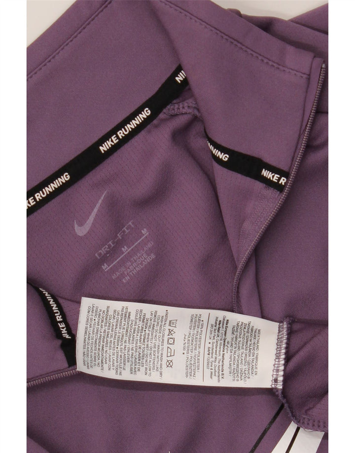 Nike Damen Dri Fit Graphic Pullover-Trainingsanzugoberteil, UK 14, Mittelviolett