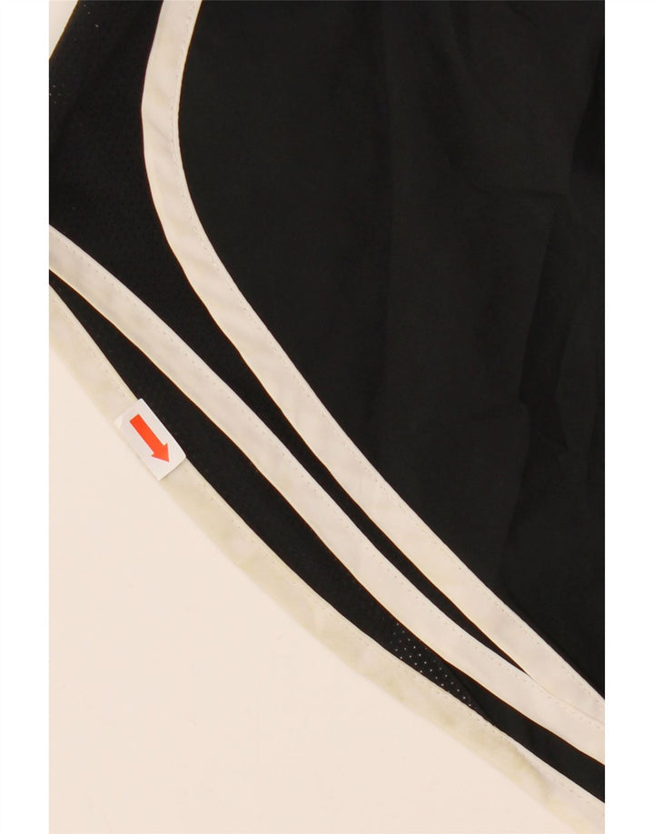 Nike Damen Dri Fit Sport Shorts UK 14 Medium Schwarz Polyester