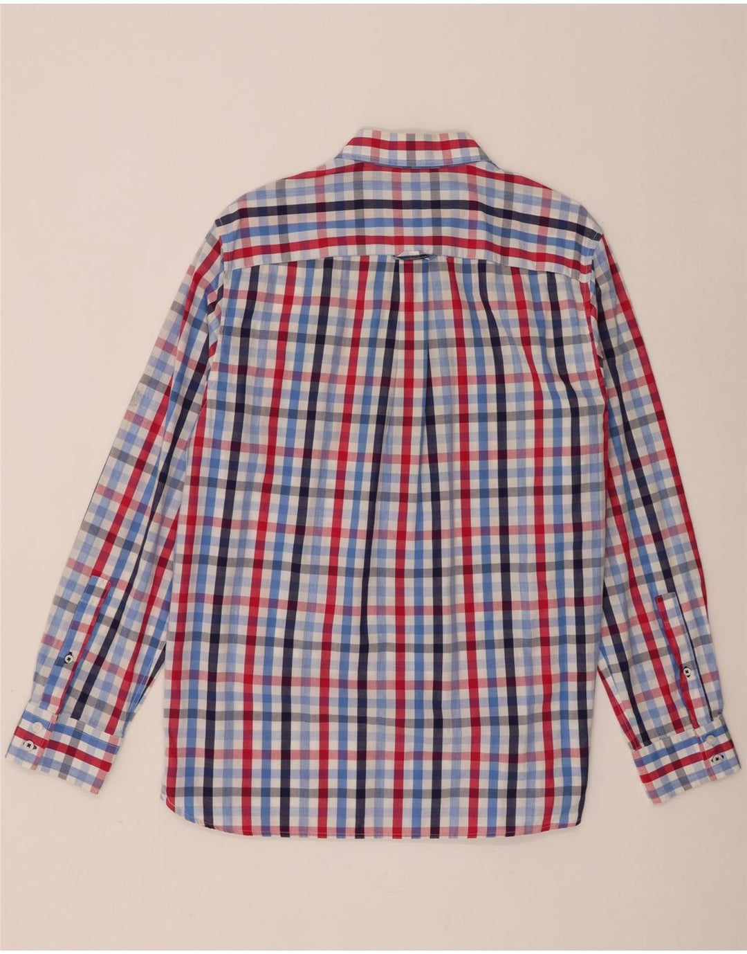 Crew Clothing Herren-Hemd mit klassischer Passform, groß, mehrfarbig, Gingham-Baumwolle