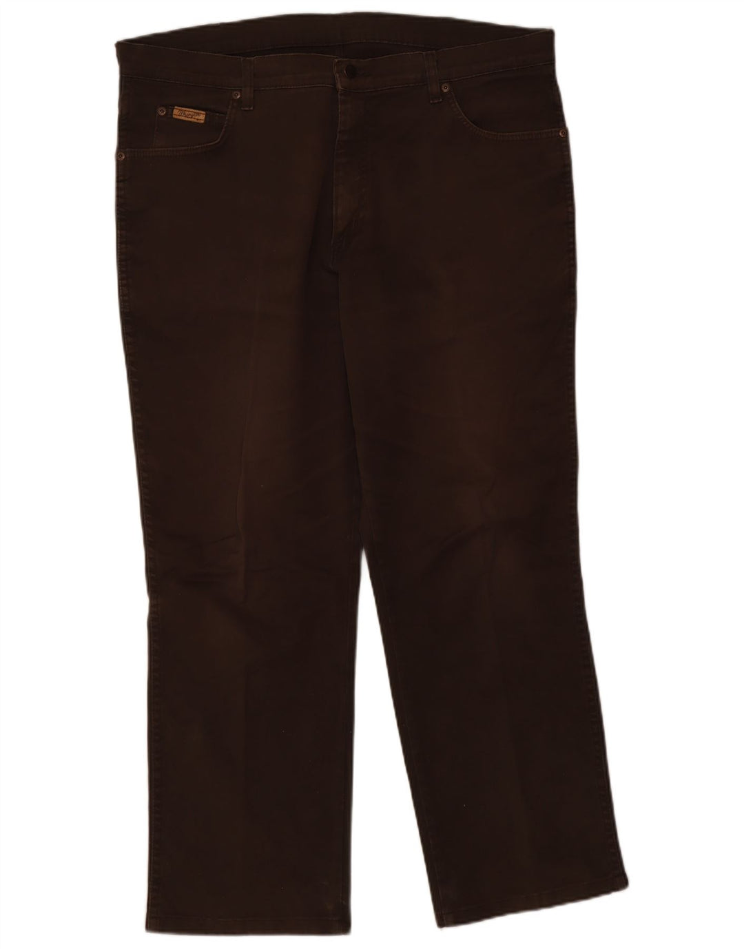 Wrangler Herren Texas Straight Jeans W38 L32 Braune Baumwolle