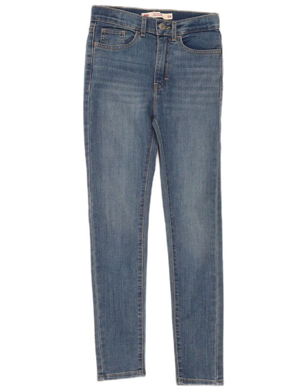 Levi's Mädchen 720 High Waist Super Skinny Jeans 9–10 Jahre W24 L25 Blau