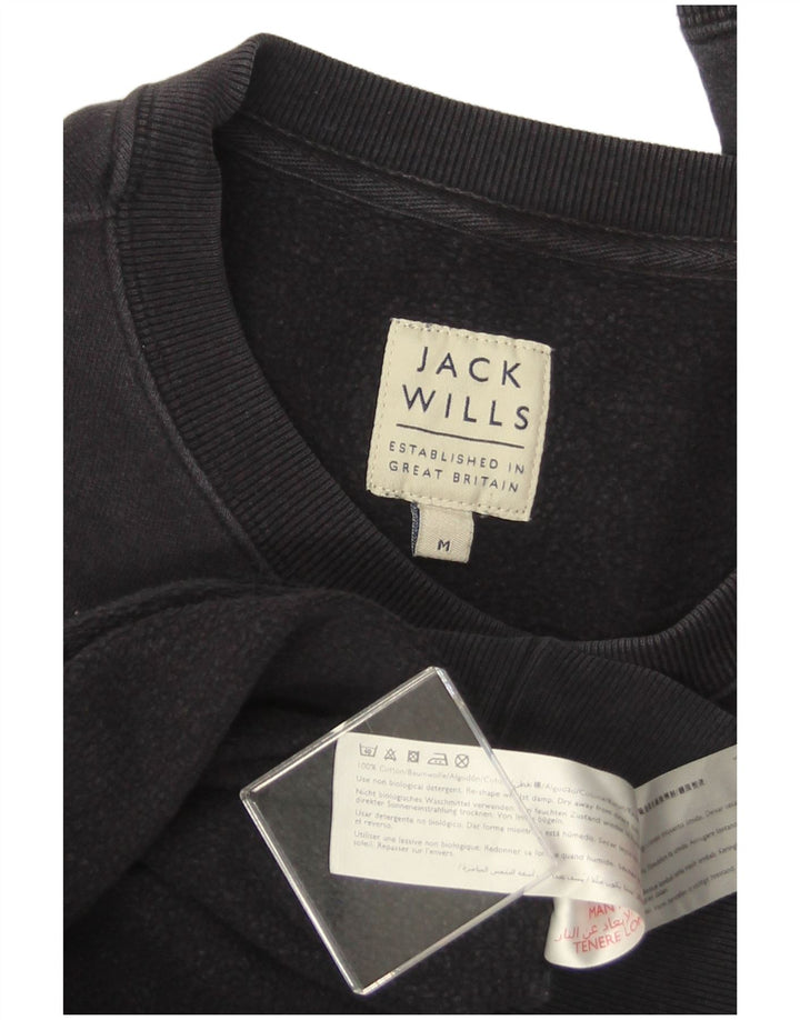 JACK WILLS Herren-Sweatshirt, mittelgroß, marineblau, Baumwolle