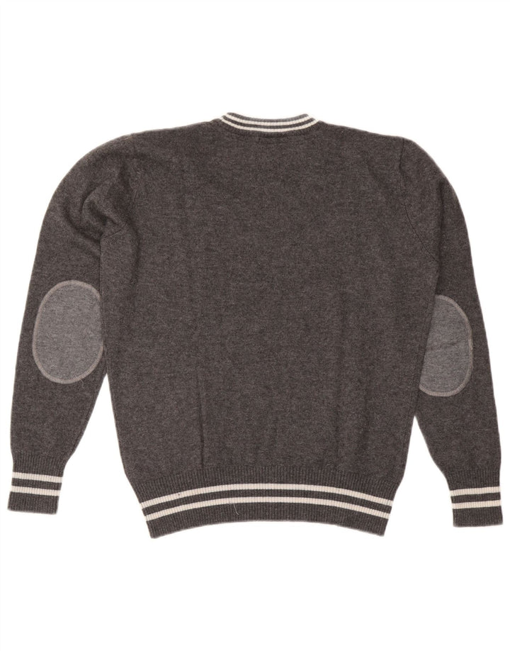 NORTH SAILS Damen-Pullover mit Rundhalsausschnitt, UK 14, mittelgraue Wolle