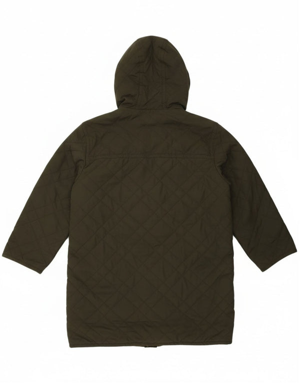 Blue Notes Herren-Dufflecoat mit Kapuze, IT 52 XL, grünes Polyester