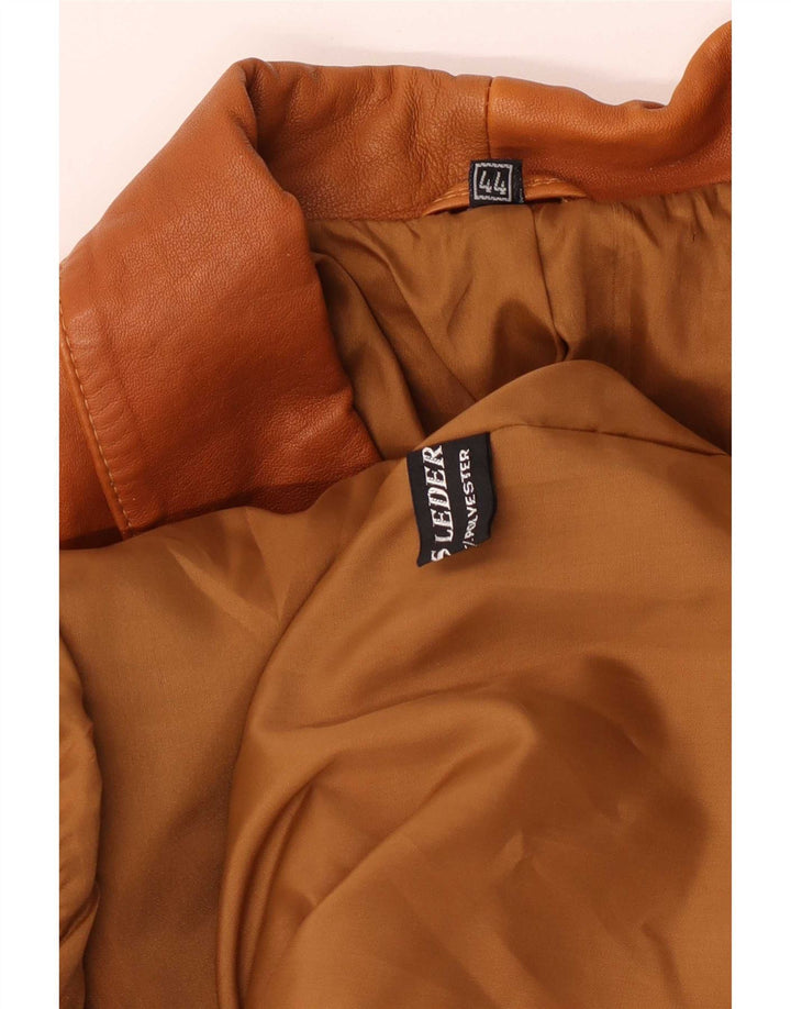 Vintage Damen Lederjacke EU 44 XL Braun