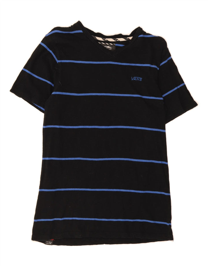 VANS Mens T-Shirt Top Small Black Striped Vintage Vans and Second-Hand Vans from Messina Hembry 