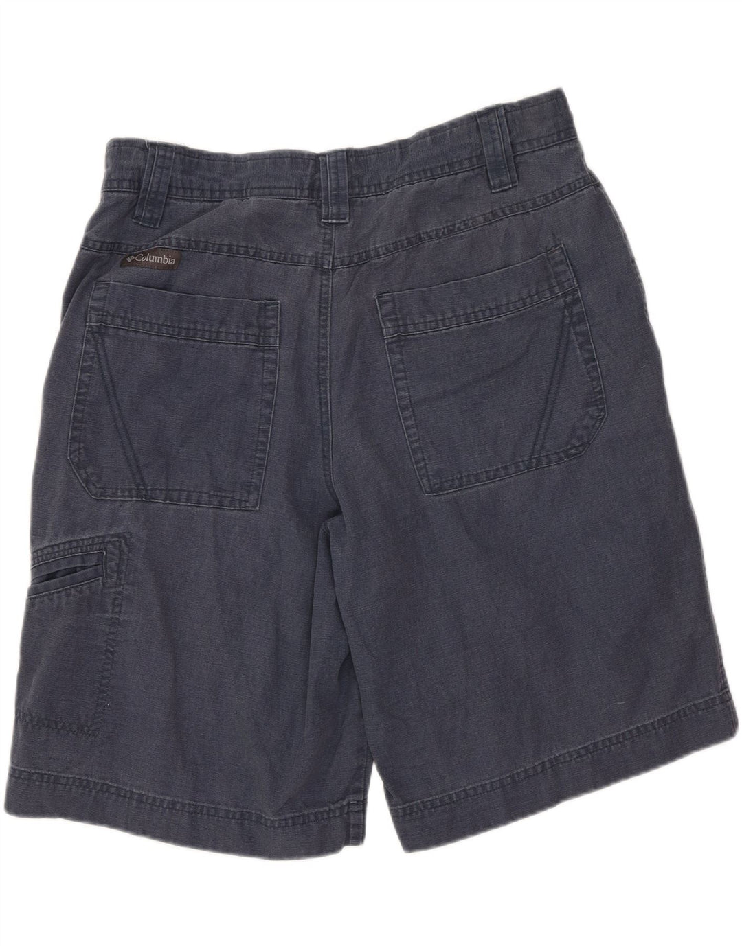 COLUMBIA Herren Cargoshorts W34 Große marineblaue Baumwolle