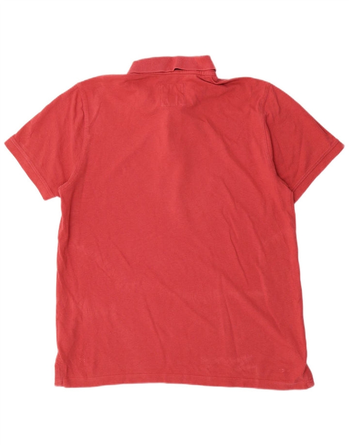 Crew Clothing Herren-Poloshirt, groß, rote Baumwolle