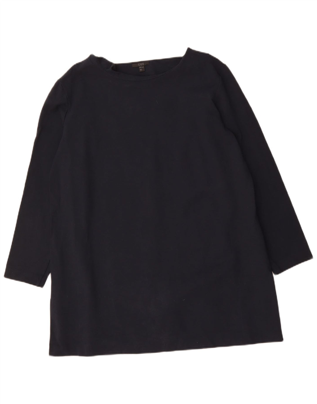 COS Damen Tunikakleid UK 16 Large Marineblaue Viskose