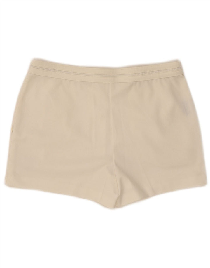 Sergio Tacchini Herren Chinoshorts IT 48 Medium W30 Weiß Polyester