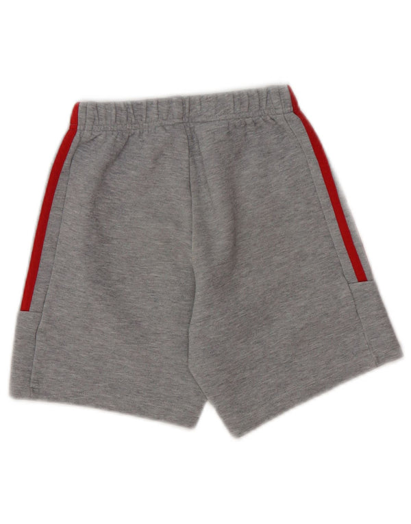 Adidas Sportshorts für Jungen, 6–7 Jahre, graue Baumwolle