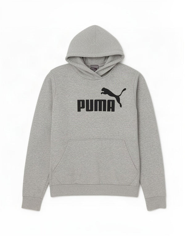 Puma Womens Graphic Hoodie Pullover UK 10 Small Grau
