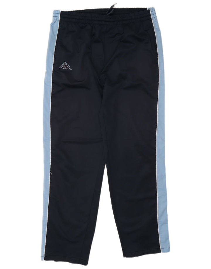 Kappa Herren-Trainingshose, Jogginghose, groß, marineblau, Farbblock-Polyester