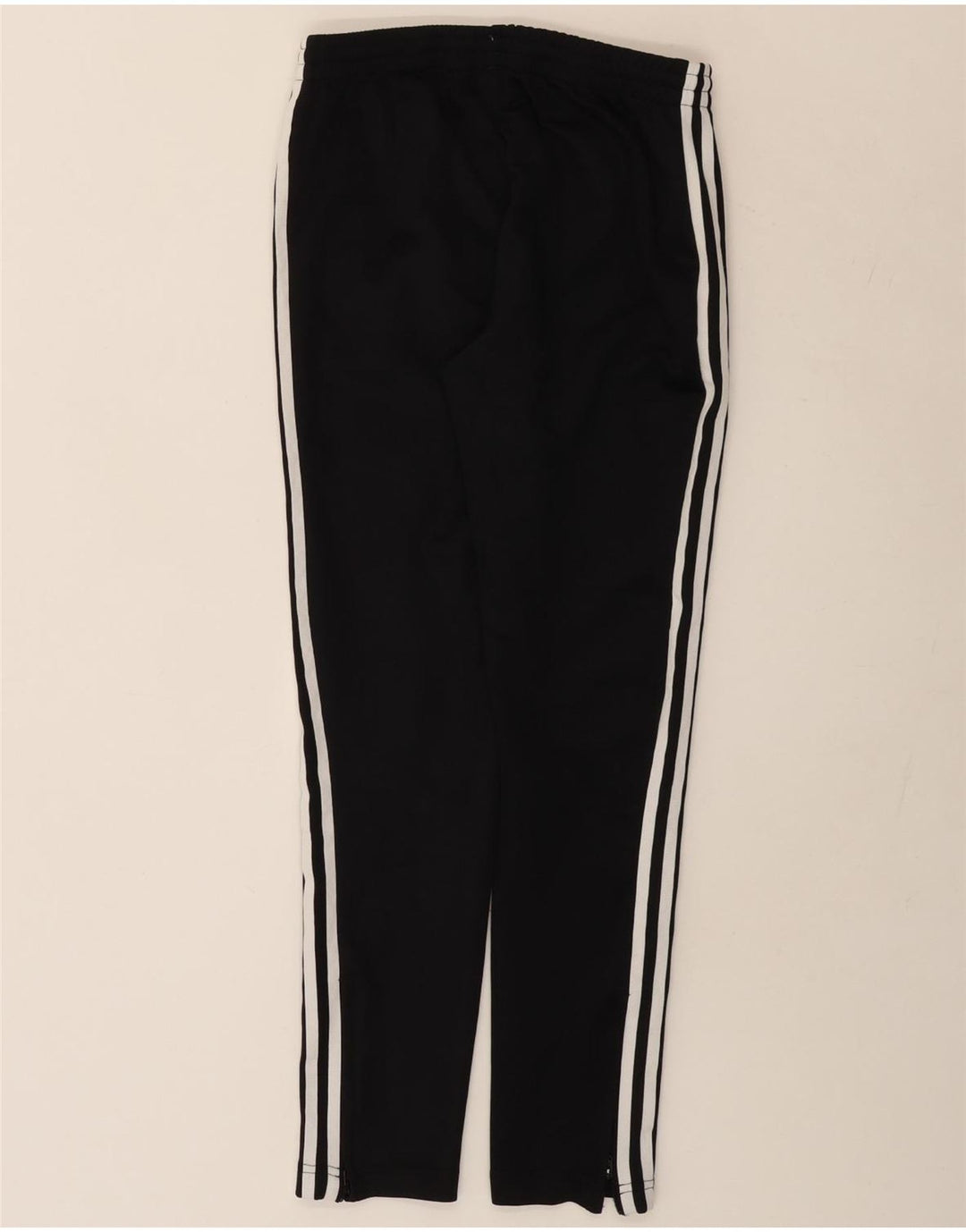 Adidas Damen Trainingshose UK 10 Small Schwarz Polyester