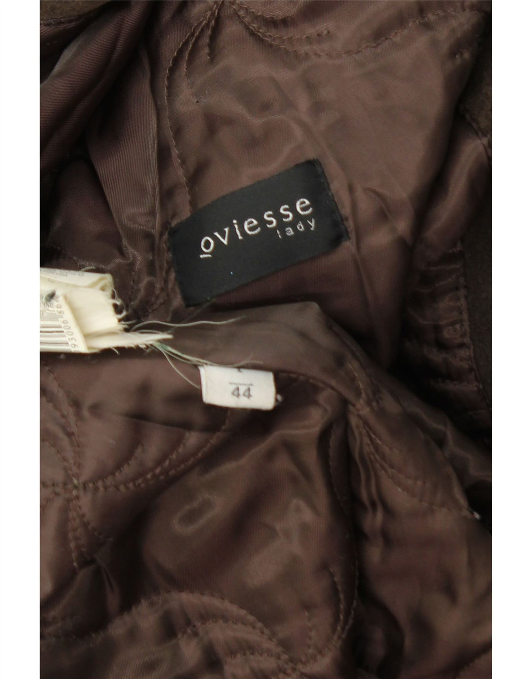 Oviesse Damen Wildledermantel IT 44 Mittelbraunes Leder