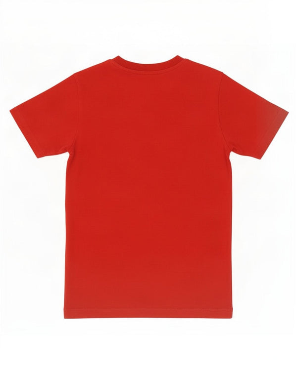 Adidas Jungen Graphic T-Shirt Top 9–10 Jahre, rote Baumwolle