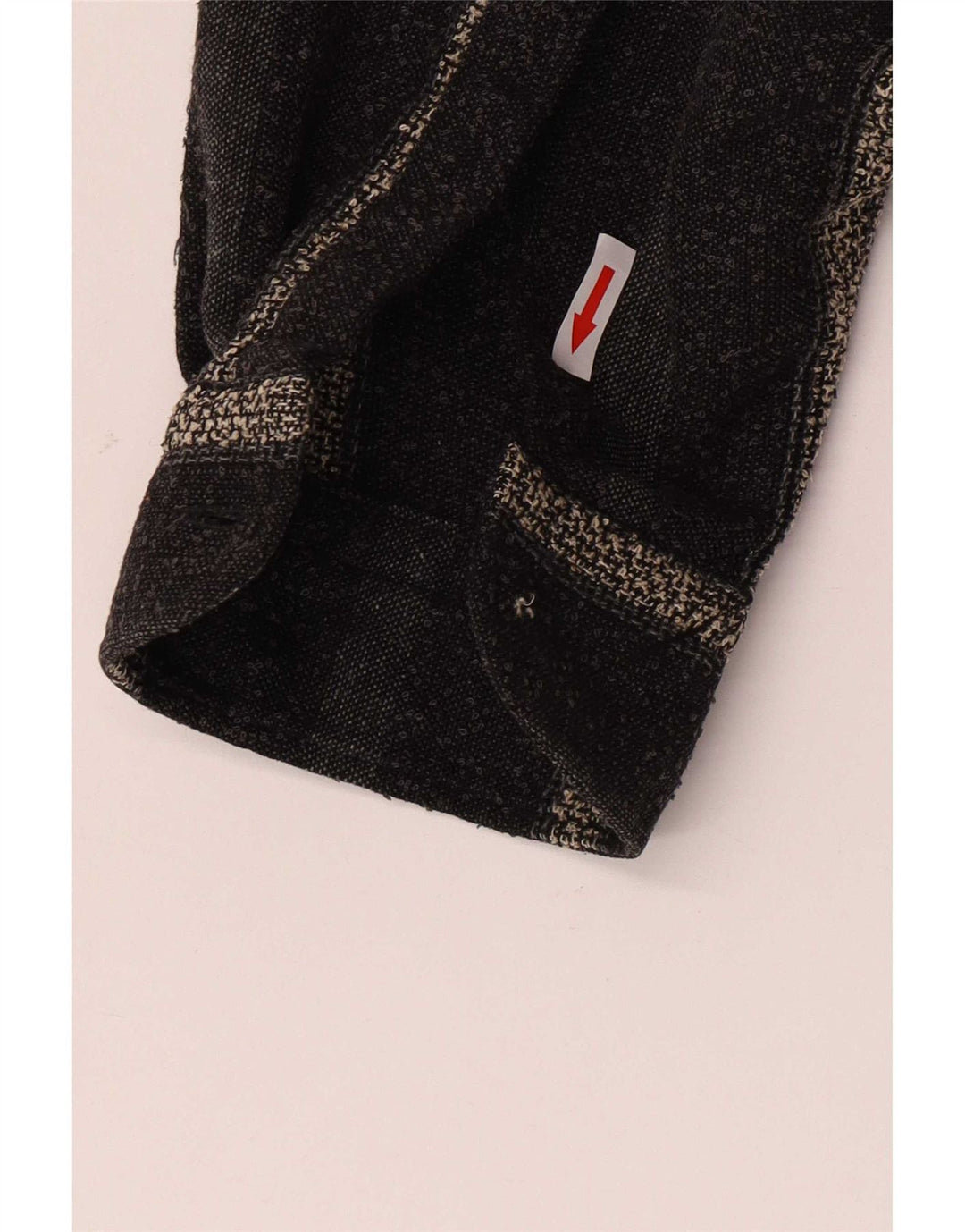 Vintage Herrenhemd XL Grau gestreift