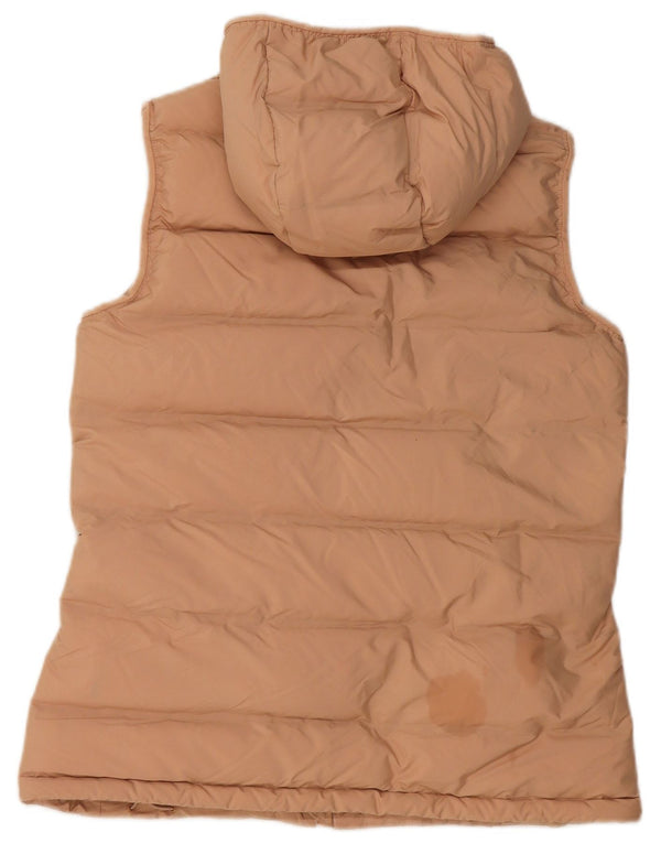 Adidas Damen Kapuzenweste UK 12/14 Medium Beige Polyester