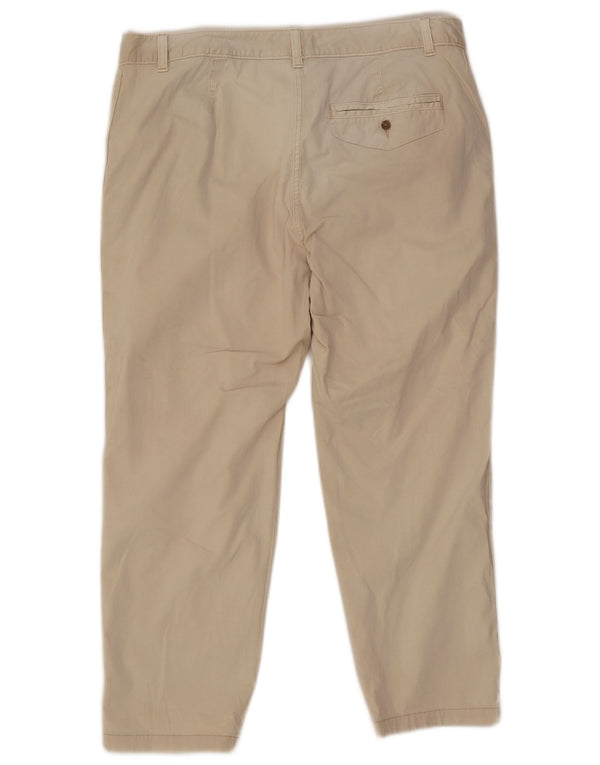 Marks & Spencer Damen-Hose, kurz geschnitten, UK 46, Größe L, W34, L25, gebrochenes Weiß