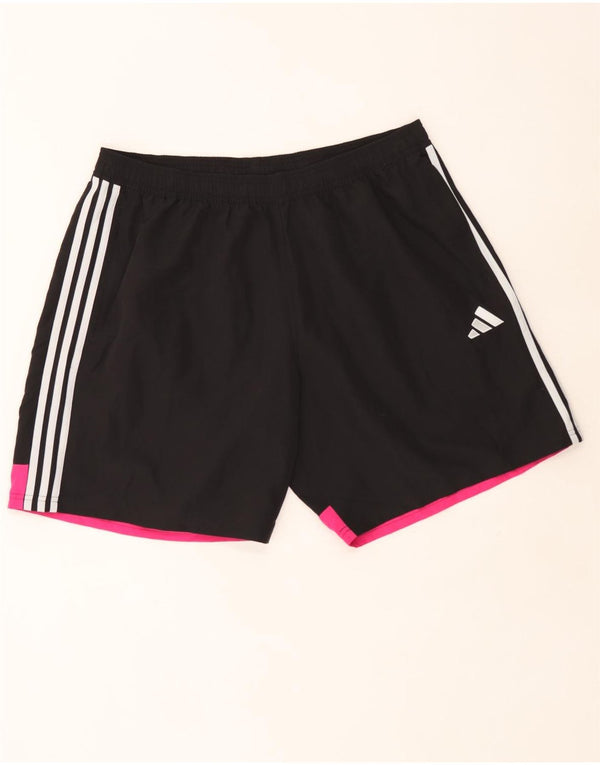 Adidas Herren Aeroready Slim Fit Sportshorts 2XL Schwarz Colourblock Polyester
