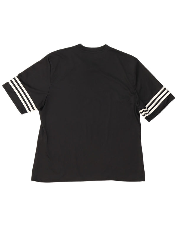 Adidas Herren Climalite T-Shirt Top XL Schwarz