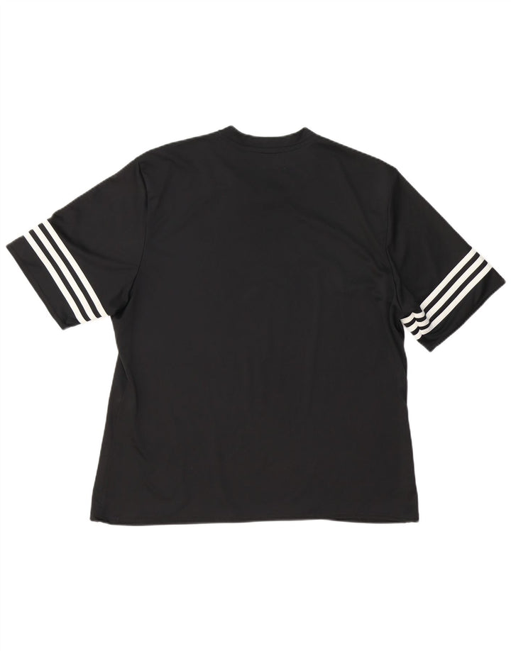 Adidas Herren Climalite T-Shirt Top XL Schwarz