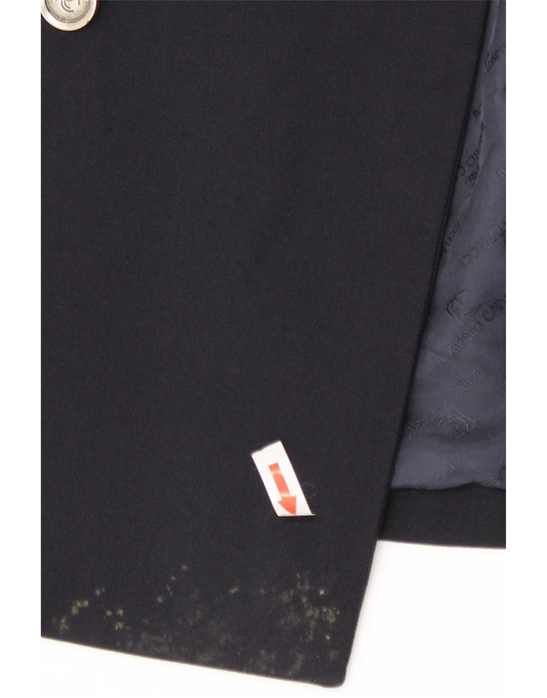 Roberto Capucci Herren Zweireiher Blazer Jacke IT 54 2XL Marineblau