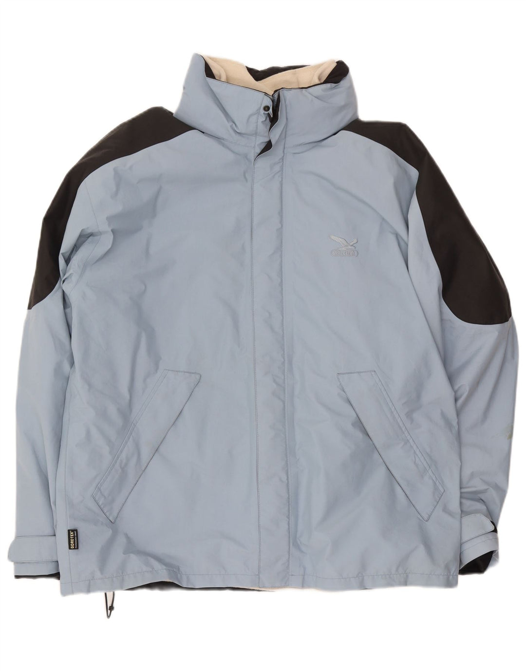 SALEWA Herren-Skijacke UK 42 XL Blaues Colourblock-Polyester