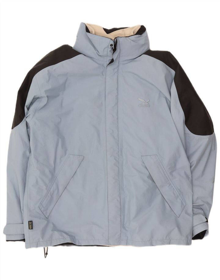 SALEWA Herren-Skijacke UK 42 XL Blaues Colourblock-Polyester