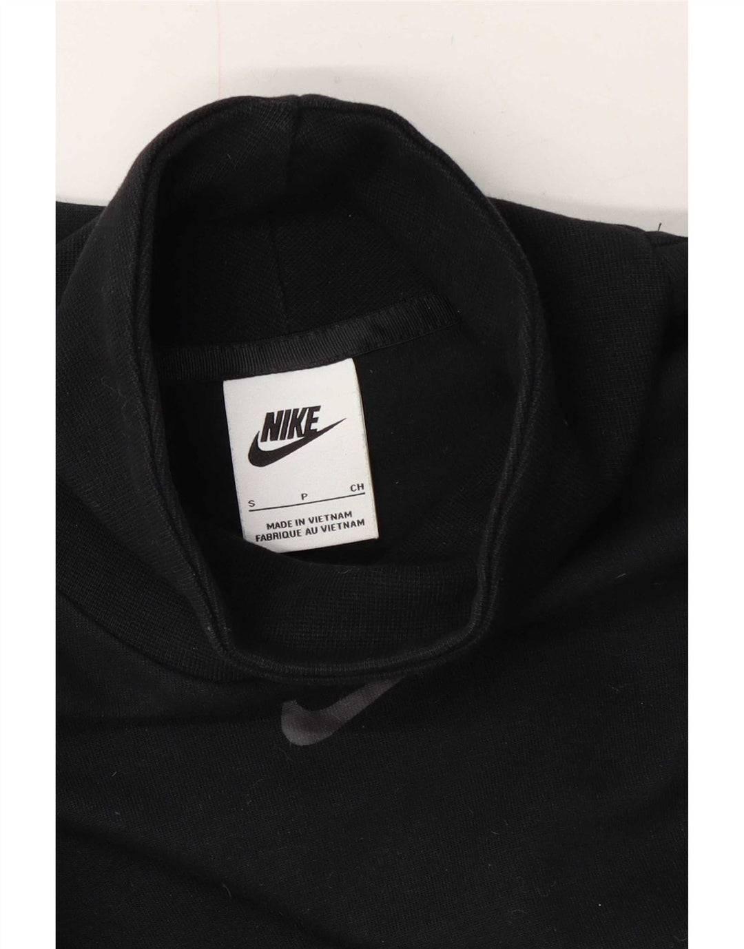 Nike Damen Crop Oversized Sweatshirt Pullover UK 10 Small Marineblau