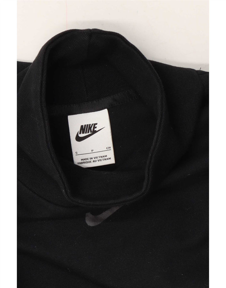 Nike Damen Crop Oversized Sweatshirt Pullover UK 10 Small Marineblau
