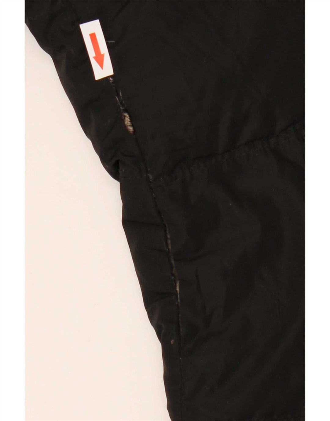 Zara Damen Wattierter Mantel UK 10 Small Schwarz Polyester